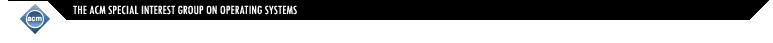 The ACM Special Interest Group on Operating Systems